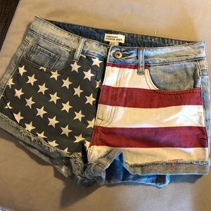 American flag shorts
